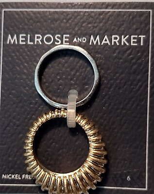 #ad Melrose And Market 2 Ring Set #254
