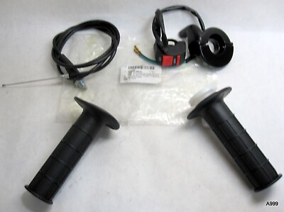 #ad Twist Throttle Handle Grip Cable Kit For Dirt Bike Quad 47cc 49cc 7 8quot; 22mm