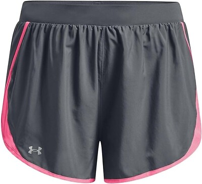 #ad Brand New Original Under Armour Womens Fly by 2.0 Shorts 1X Pitch Gray