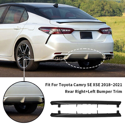 #ad For 2018 2021 Toyota Camry SE XSE Rear Bumper Lower Trim Molding Strip LHRH
