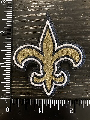 #ad NEW ORLEANS SAINTS EMBROIDERED IRON ON PATCH NFL FOOTBALL