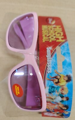 #ad High School Musical Disney Channel Sunglasses Glitter Pink 100% UV protection