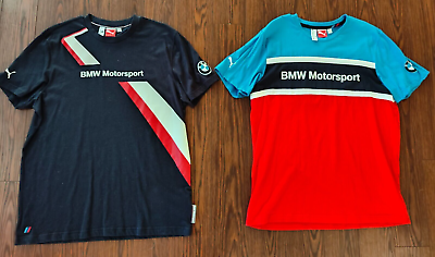 #ad Puma BMW Motorsport Racing Official Authentic Shirt 2 Pack Mens XL $50.00