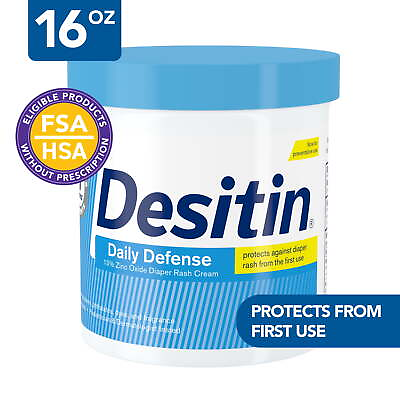 #ad Desitin Daily Defense Baby Diaper Rash CreamButt Paste with Zinc Oxide16 oz