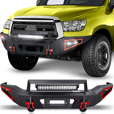 #ad Front Bumper for 07 2013 Toyota Tundra Rock Crawler Pickup Truck W 5 x LEDs