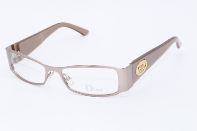 #ad NEW CHRISTIAN DIOR CD 3701 OCF SILVER BROWN AUTHENTIC FRAMES EYEGLASSES 51 16