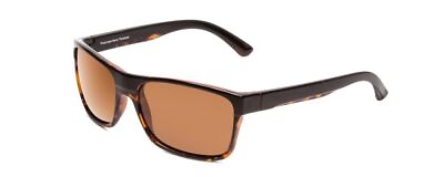 #ad Coyote Twisted Unisex Square Polarized Sunglasses in Black Tortoise amp; Brown 58mm