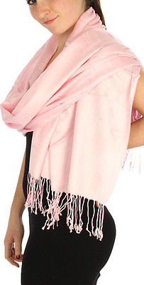 #ad Fashion Solid Pashmina Silk Scarf Shawl Wrap 60 Colors Supper soft