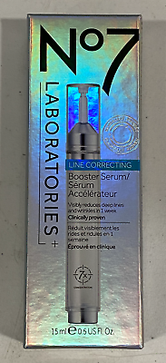 #ad No7 Laboratories Line Correcting Booster Serum 0.5 oz 15ml