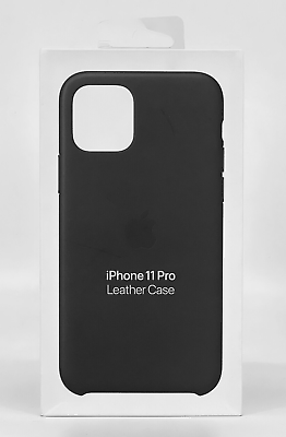 #ad OEM Apple Leather Case for iPhone 11 Pro iPhone 11 Pro Max Black $11.99