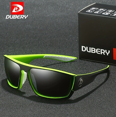 #ad DUBERY Men Polarized Sport Sunglasses Outdoor Driving Riding Windproof Goggles