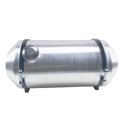 #ad Gas Tank Universal Round Fuel Tank 7 Gallon 10x22 End Fill 3 8NPT Aluminum Spun
