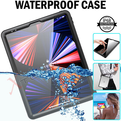 #ad For Apple iPad Pro 12.9 6th 5th Gen Tough Shockproof WATERPROOF IP68 Case Cover GBP 34.95