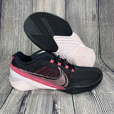 #ad Nike React Metcon Turbo Training Black Mahogany Pink crossfit CT1249 069 WMN 7.5