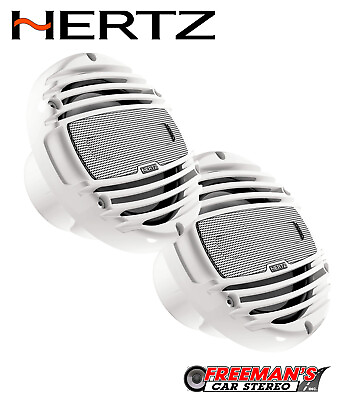 #ad Hertz HMX6.5 6.5 in. 4Ω Marine Coax Set with White Grilles $298.00