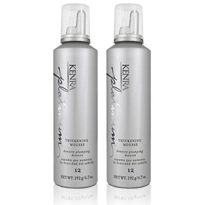 #ad Kenra Platinum Thickening Mousse #12 6.7 oz PACK of 2
