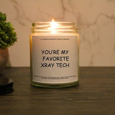#ad You#x27;re My Favorite X Ray Tech Candle Funny Candles X Ray Technician