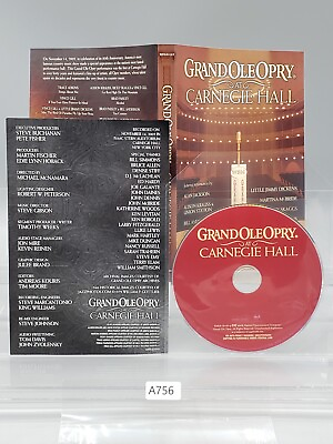 #ad Grand Ole Opry at Carnegie Hall DVD No Case No Tracking