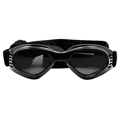 #ad Pet Sunglasses Elastic Anti fog Soft Frame Glasses Long Snout Dogs Heart shaped