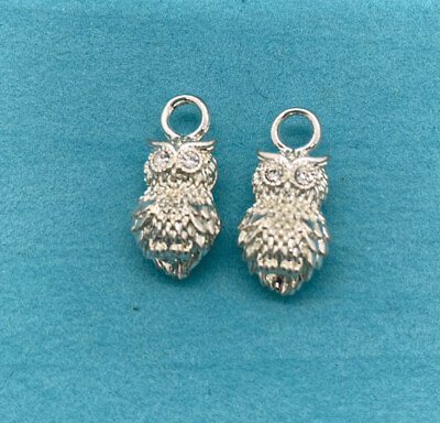 #ad New Origami Owl Silver Owls Drop Earrings Retired Earring Jewelry Pair Pendants