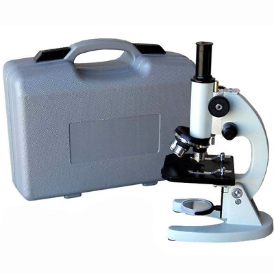 #ad AmScope 40X 640X Scholar Biology Student Compound Microscope w Case