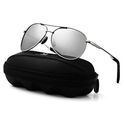 #ad Aviator Sunglasses for Men Polarized Women UV Protection Lightweight Driving ...