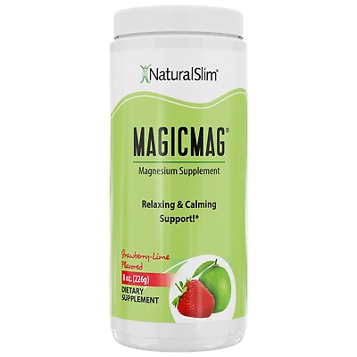 #ad NaturalSlim MagicMag Anti Stress Drink Pure Magnesium Citrate Powder $75.41