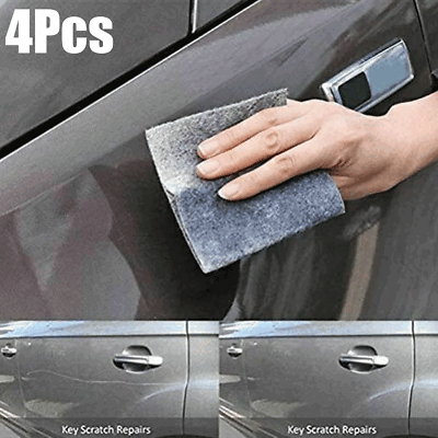 #ad 4Pcs For Universal Car Scratches Nano Magic Cloth Scratch Remover Sparkle Cloth