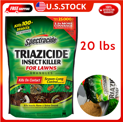 #ad Spectracide Triazicide Insect Killer for Lawns Granules 20 lbs NEW
