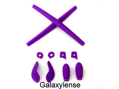 #ad Galaxy Earsocks Nose Pads Rubber Kits For Oakley Juliet Sunglasses Purple