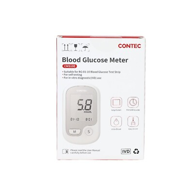 #ad Glucometer glucose monitoring Diabetic Blood Sugar Value Meter diabetes Test New