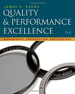 #ad Quality and Performance Excellence Paperback James R. Evans
