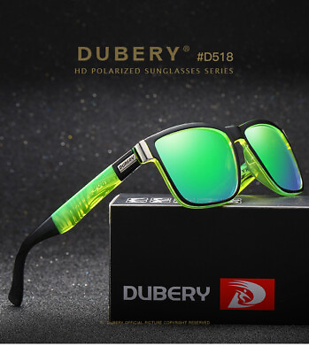 #ad DUBERY New Polarized True Film Sunglasses Driving Sunglasses D518