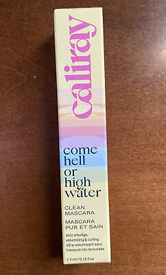 #ad CALIRAY COME HELL OR HIGH WATER CLEAN MASCARA NEW IN BOX 0.18 Oz