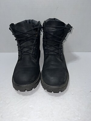 #ad Timberland Mens 6 Inch Premium Waterproof Boot Black Nubuck 12907 Size 6.5