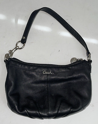#ad COACH est 1941 Black Leather Small Handbag