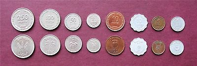 #ad First Coins of Israel Pruta Prutah Set Lot of 8 Coins