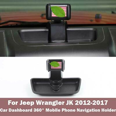 #ad 360° Rotating Mobile Phone Bracket Holder 1PCS For Jeep Wrangler JK 2012 2017 $41.66