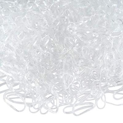 #ad Elastic Hair Rubber Bands 1500pcs Mini Small Clear Ponytail Elastics For Hairs