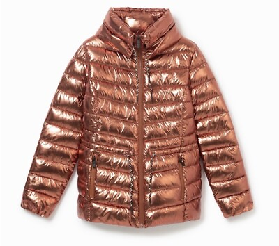 #ad Desigual Women’s Metallic Winter Jacket Large