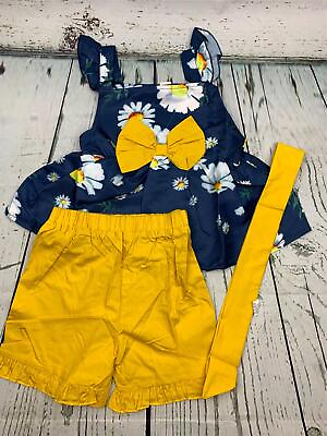 #ad Infant Baby Girls Summer Outfits Fly Sleeve Ruffled Bowknot Camisole Tank Tops
