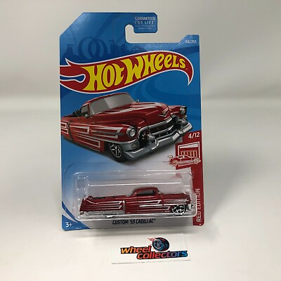 #ad Custom #x27;53 Cadillac #106 Target Only * Red * 2019 Hot Wheels * WD3