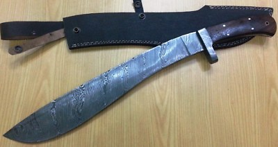 #ad Custom made Knife king#x27;s Damascus Steel Jungle Machete