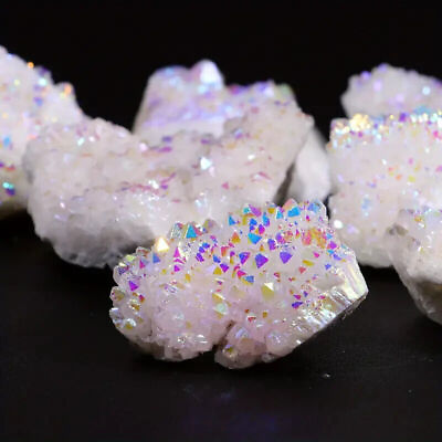 #ad Wholesale Lot 1 Lb Angel Aura Quartz Cluster Gemstone Healing Crystal Specimens