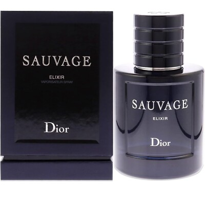 #ad Dior Sauvage Elixir 3.4 Oz New Sealed 100% Original