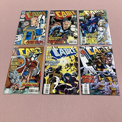 #ad Cable #1 Embossed Gold Cover 1993 Lot Of 6. Sinister Omega Red 1st App*