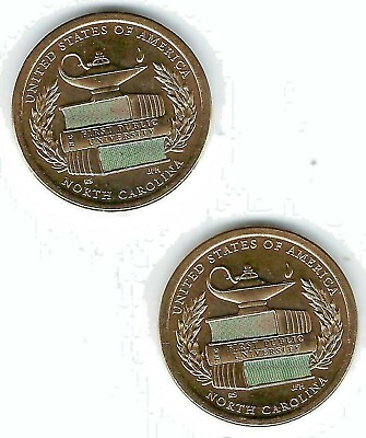 #ad 2021 D amp; P $1 Coin for American Innovation North Carolina Series 2 Coins