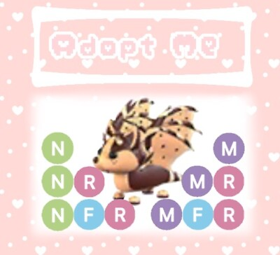 #ad 🎀 Adopt From Me 🎀 Chocolate Chip Bat Dragon READ DESC