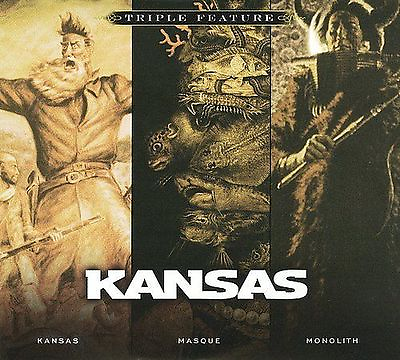 #ad Kansas : Triple Feature CD 3 DISC SET VERY NICE
