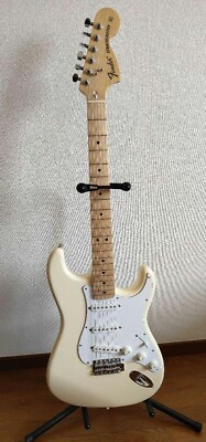 #ad Fender Japan Exclusive Classic 70s Stratocaster Maple Vintage White Safe Packing